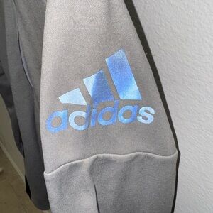 Adidas minimalistic zip up hoodie